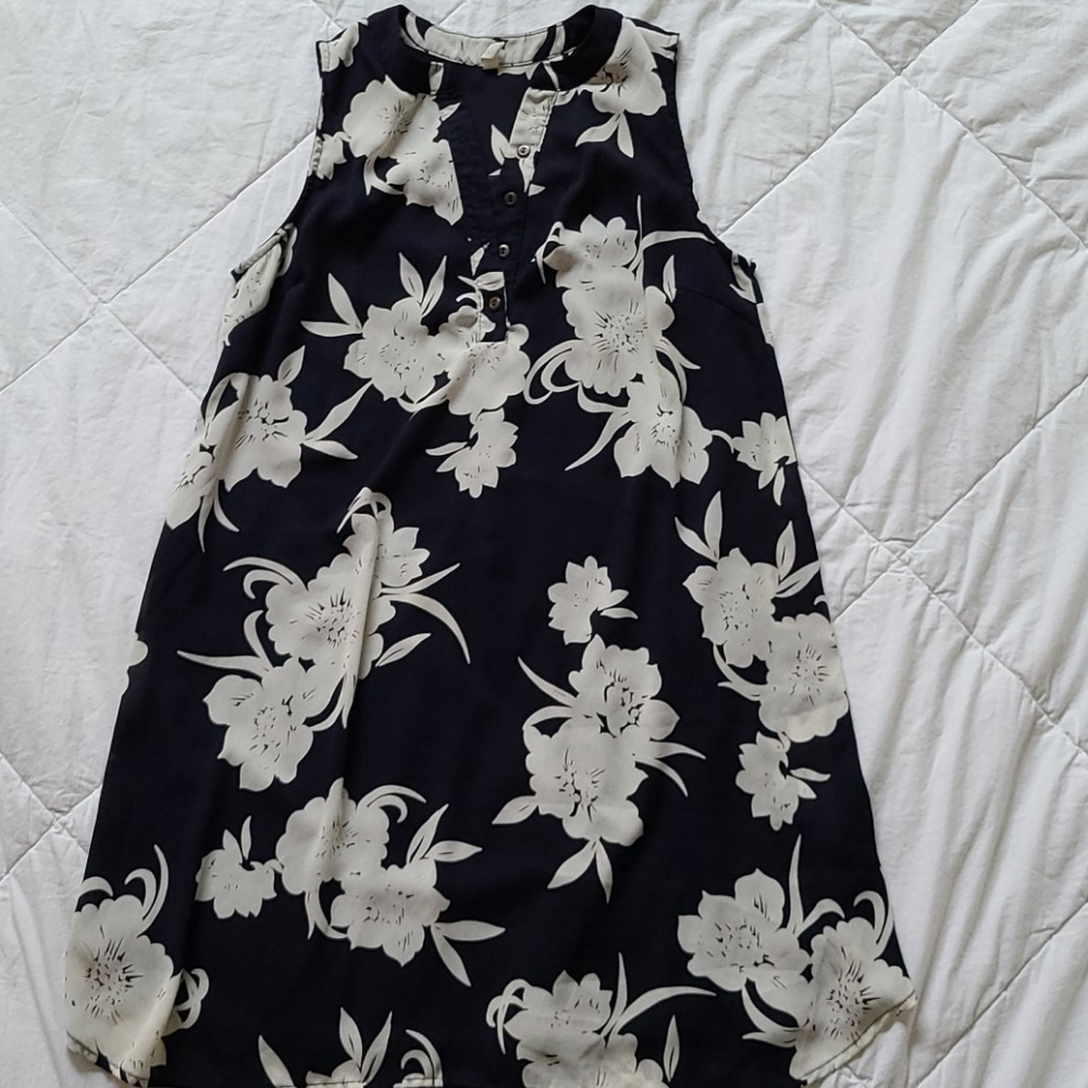 PinkBlush Maternity Navy Floral Shift Dress